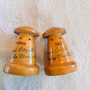 Wooden Salt and Pepper Shaker Set